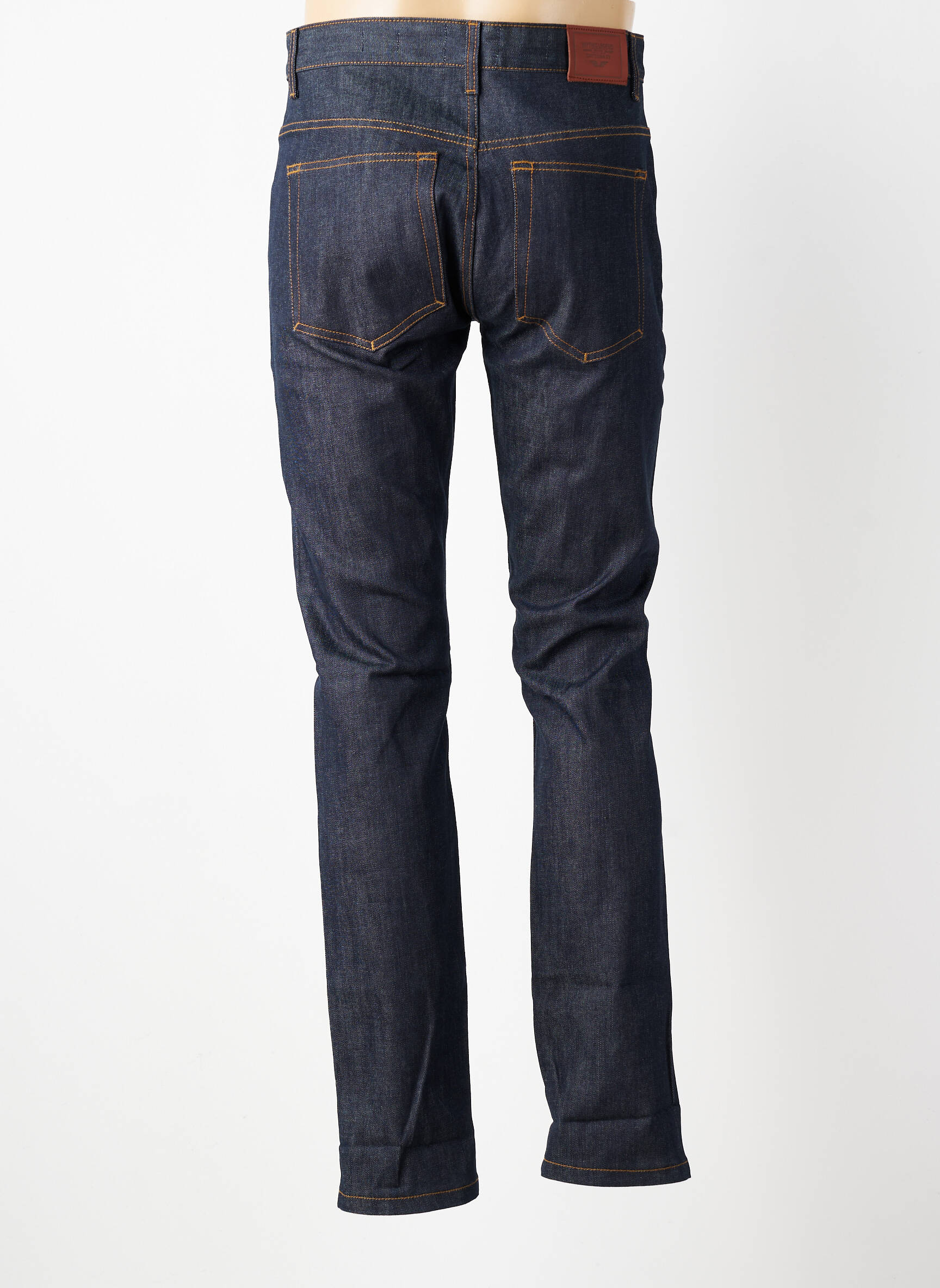 Jeans coupe slim tissage brut taille normale bleu DAYTONA homme