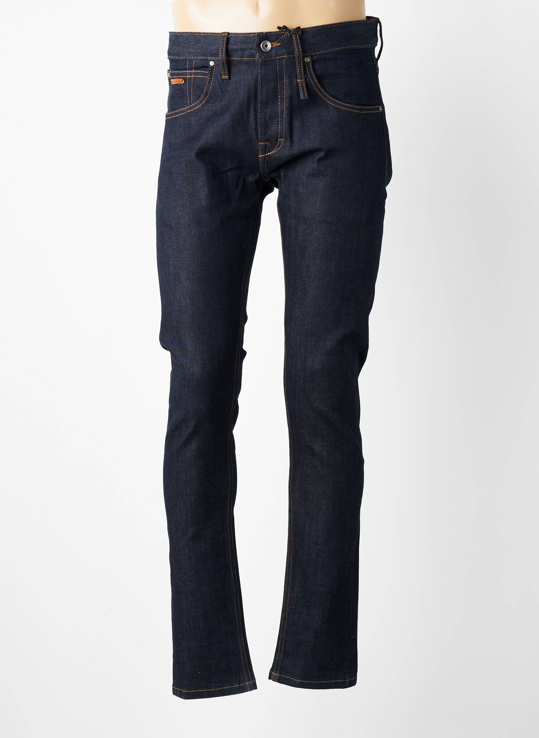 Jeans coupe slim tissage brut taille normale bleu DAYTONA homme