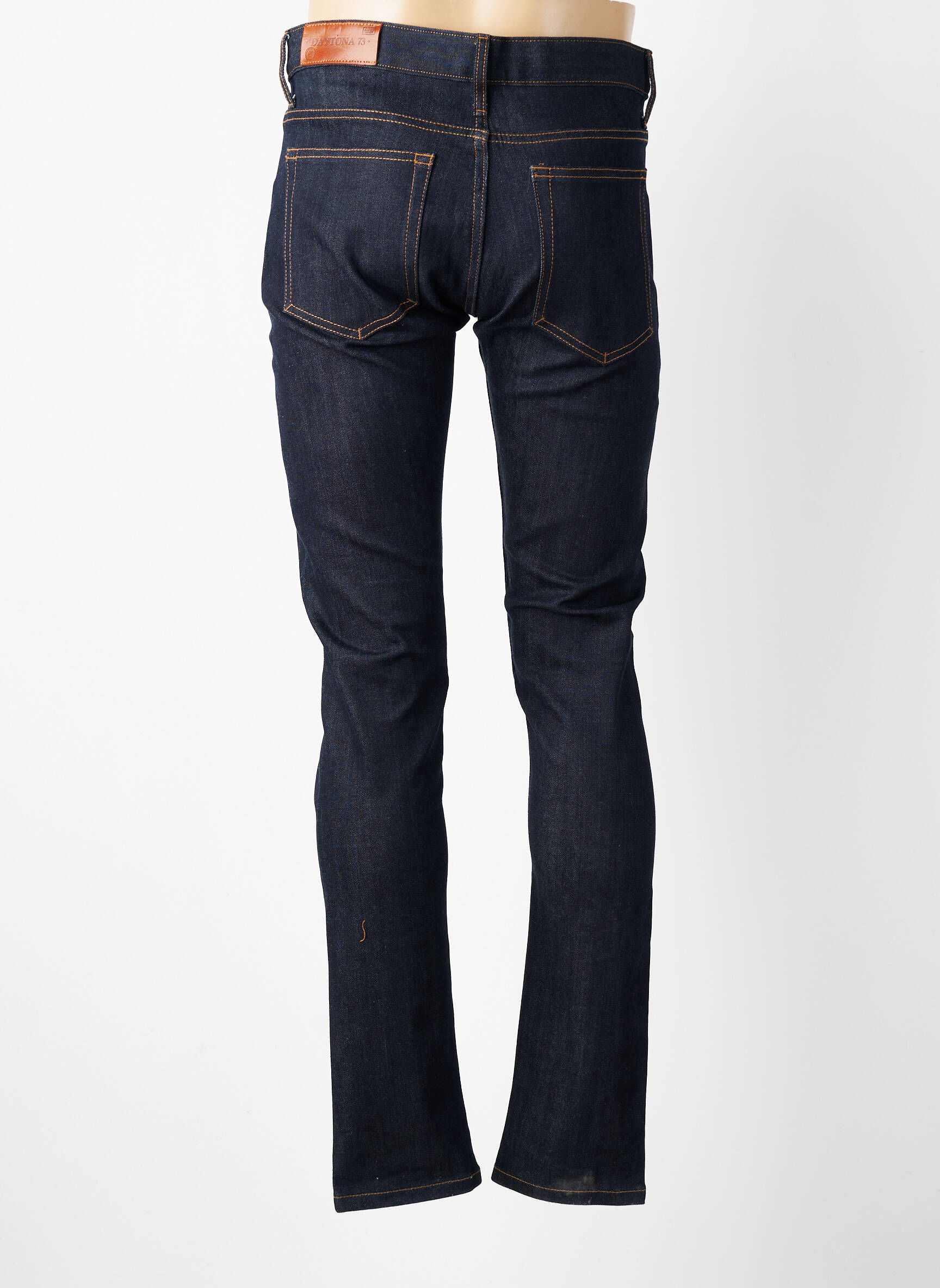Jeans coupe slim tissage brut taille normale bleu DAYTONA homme