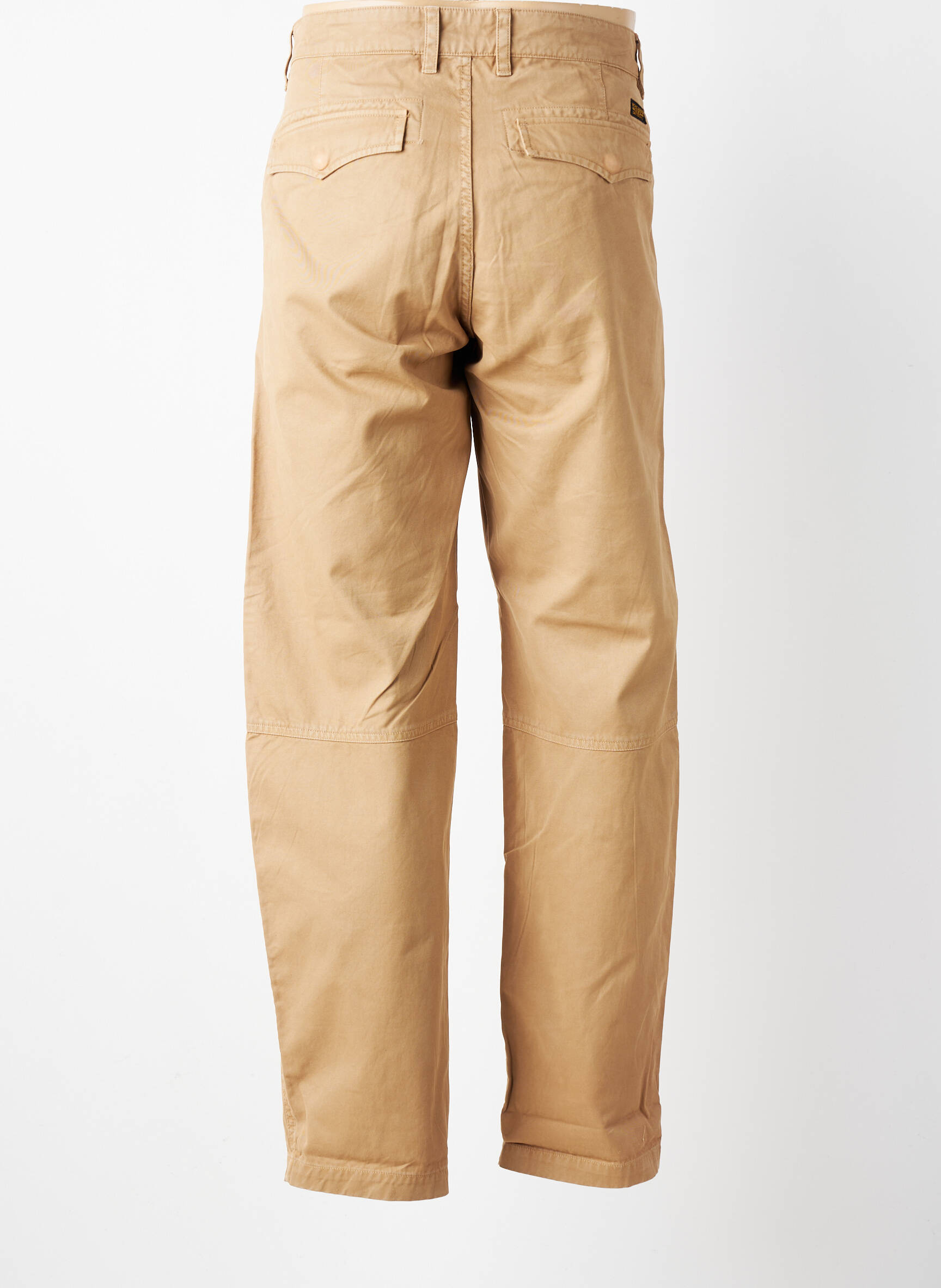 Pantalon chino tissage popeline taille normale beige DAYTONA homme