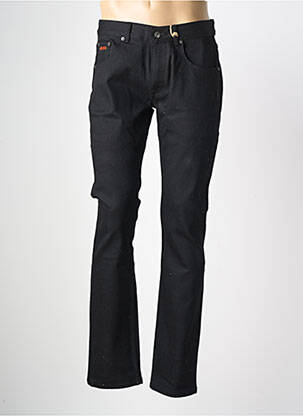 Jeans coupe slim fermeture boutonnée sur le devant taille normale noir DAYTONA homme