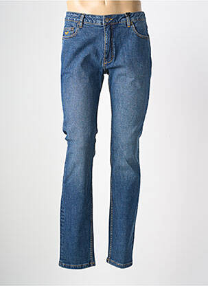 Jeans coupe slim stretch taille normale bleu DAYTONA homme