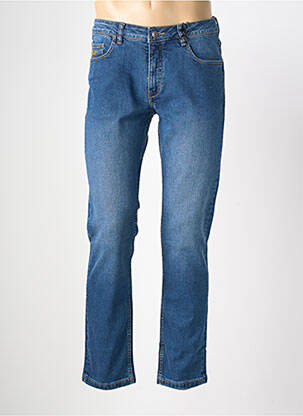 Jeans coupe slim stretch taille normale bleu DAYTONA homme