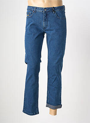 Jeans coupe droite stretch taille normale bleu DAYTONA homme