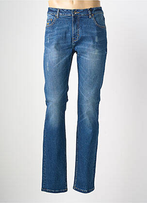 Jeans coupe slim stretch taille normale bleu DAYTONA homme