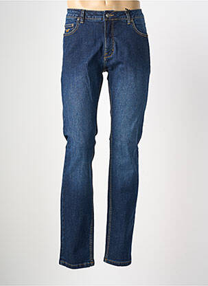 Jeans coupe slim stretch taille normale bleu DAYTONA homme