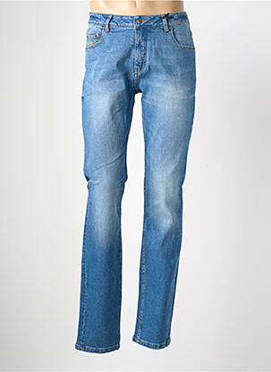 Jeans coupe slim stretch taille normale bleu DAYTONA homme