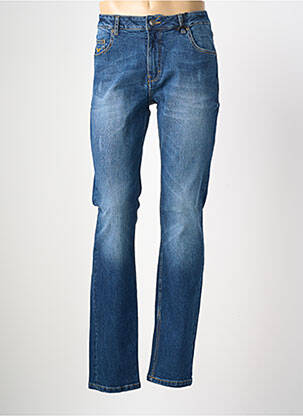Jeans coupe slim stretch taille normale bleu DAYTONA homme