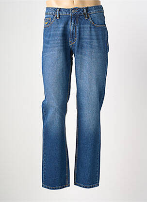 Jeans coupe droite stretch taille normale bleu DAYTONA homme