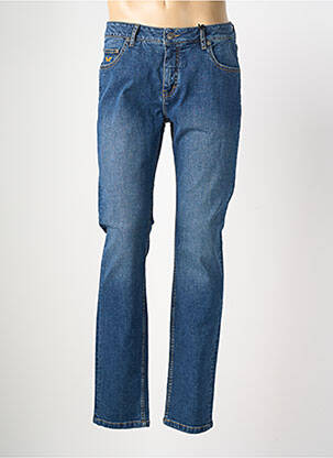 Jeans coupe slim stretch bleu DAYTONA homme