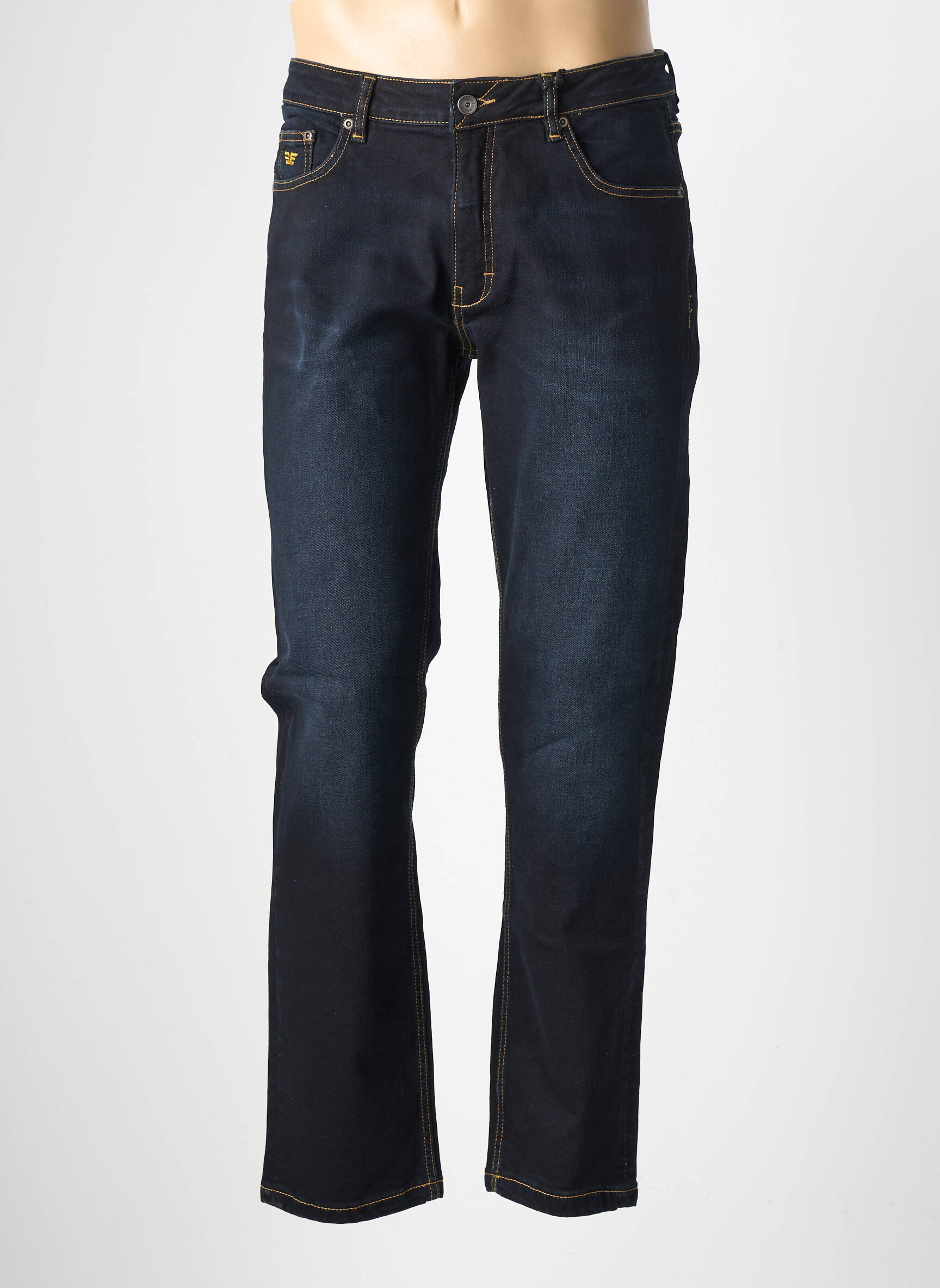 Jeans coupe slim tissage brut taille normale noir DAYTONA homme