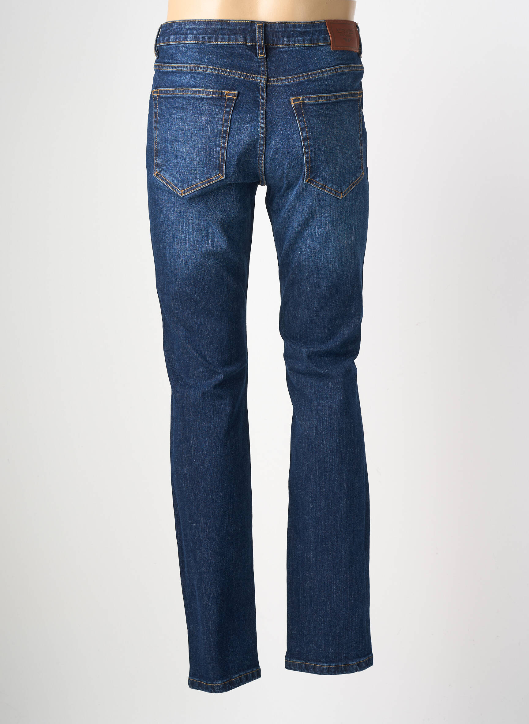 Jeans coupe slim stretch taille normale bleu DAYTONA homme