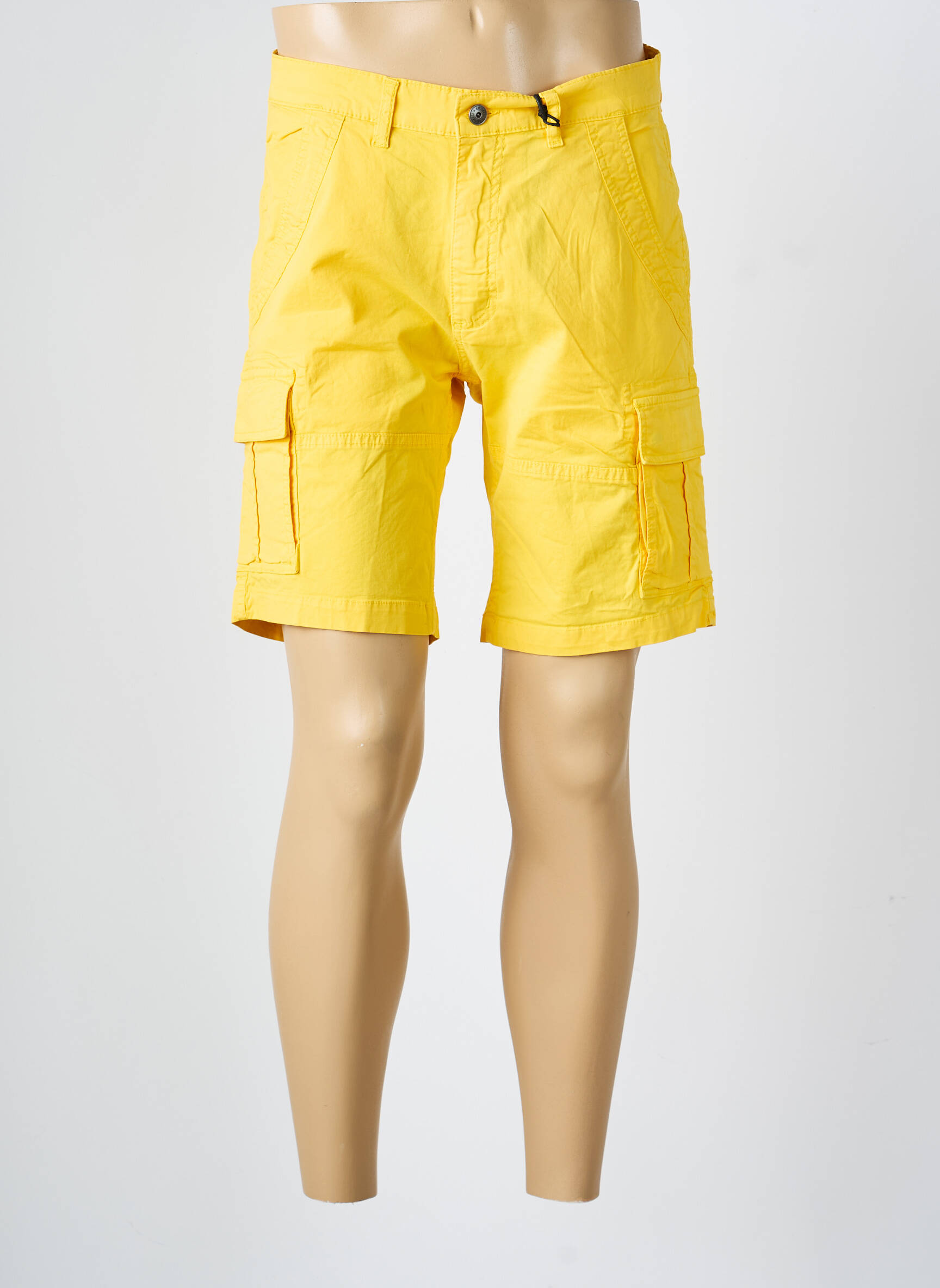 Bermuda tissage popeline taille normale jaune DAYTONA homme