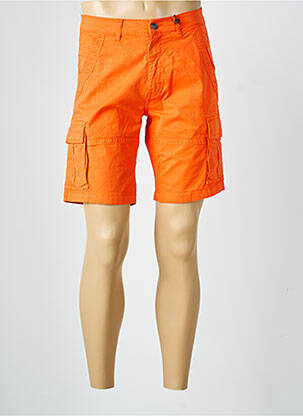 Bermuda tissage popeline taille normale orange DAYTONA homme