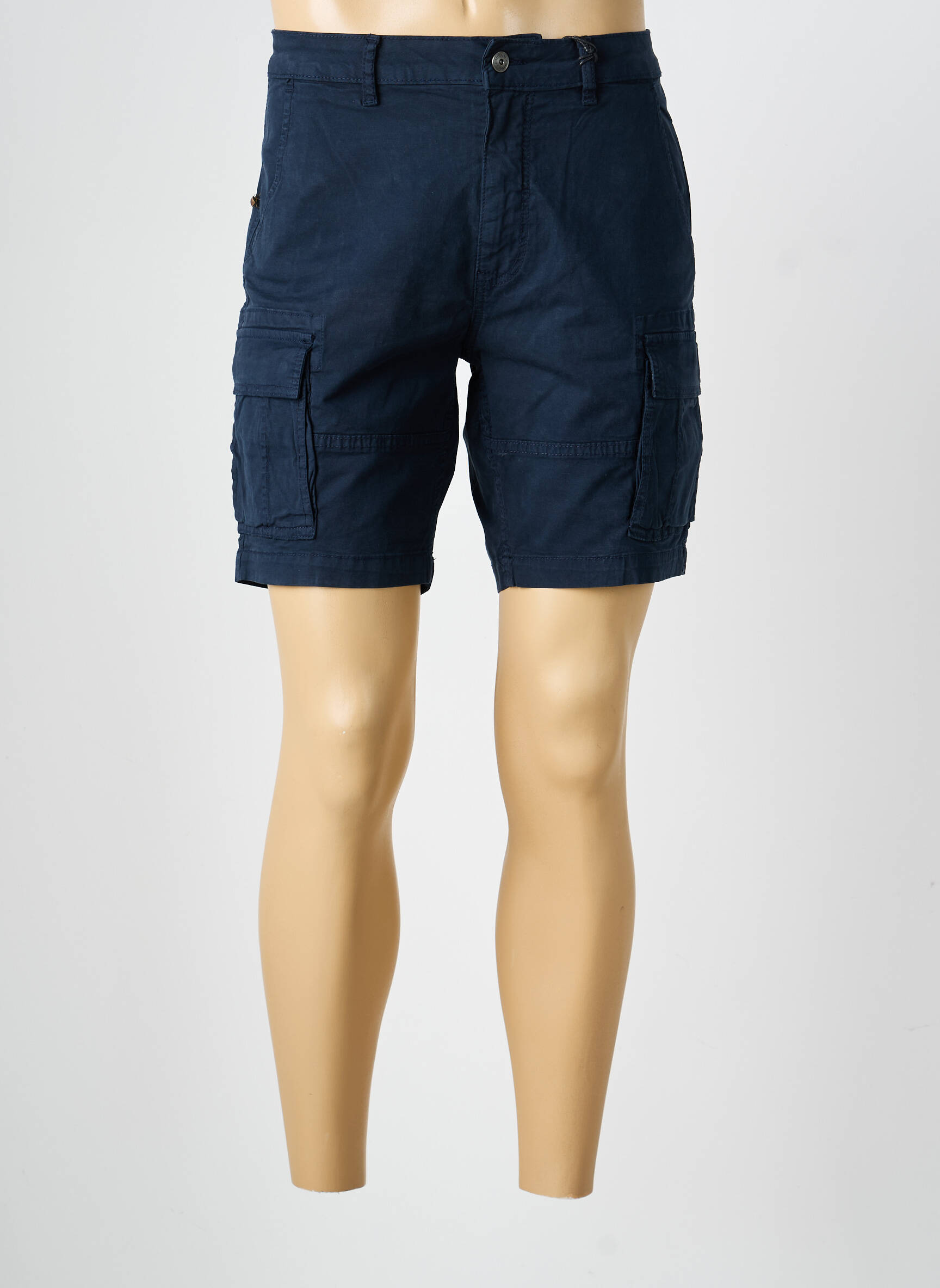 Short multipoches taille normale bleu DAYTONA homme