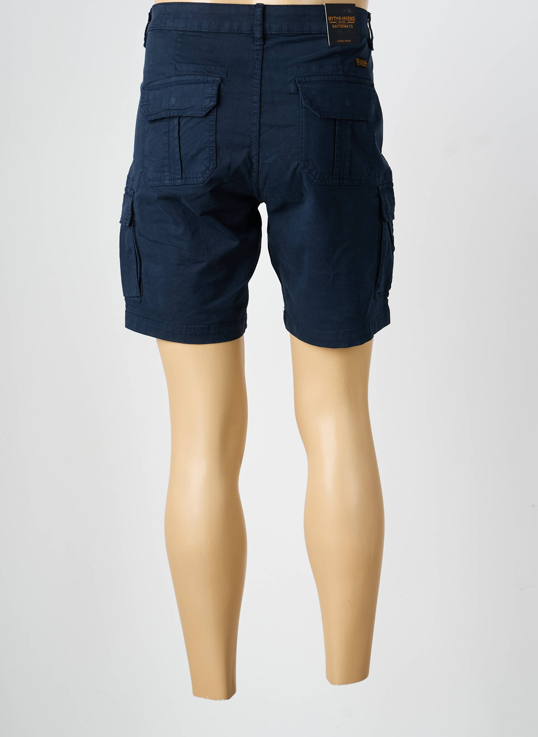 Short multipoches taille normale bleu DAYTONA homme