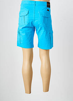 Bermuda tissage popeline taille normale bleu DAYTONA homme
