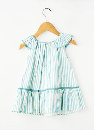 Robe mi-longue sans manche sans manche bleu MAYORAL fille