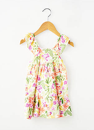 Robe mi-longue sans manche sans manche blanc MAYORAL fille
