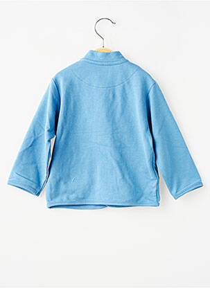 Gilet manches longues coupe droite bleu MAYORAL fille