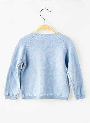 Gilet manches longues coupe droite bleu MAYORAL enfant
