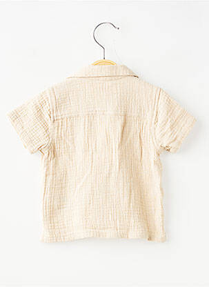 Chemise manches courtes coupe droite beige NOPPIES garçon