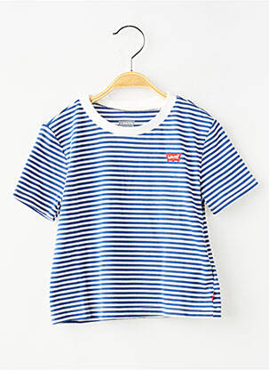 T-shirt coupe droite manches courtes bleu LEVI'S garçon