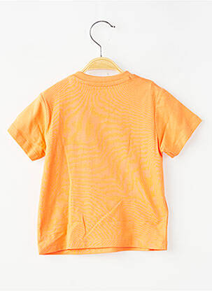 T-shirt fermeture boutonnée à l'épaule manches courtes orange MAYORAL fille