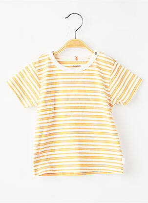 T-shirt coupe droite manches courtes jaune NOPPIES garçon