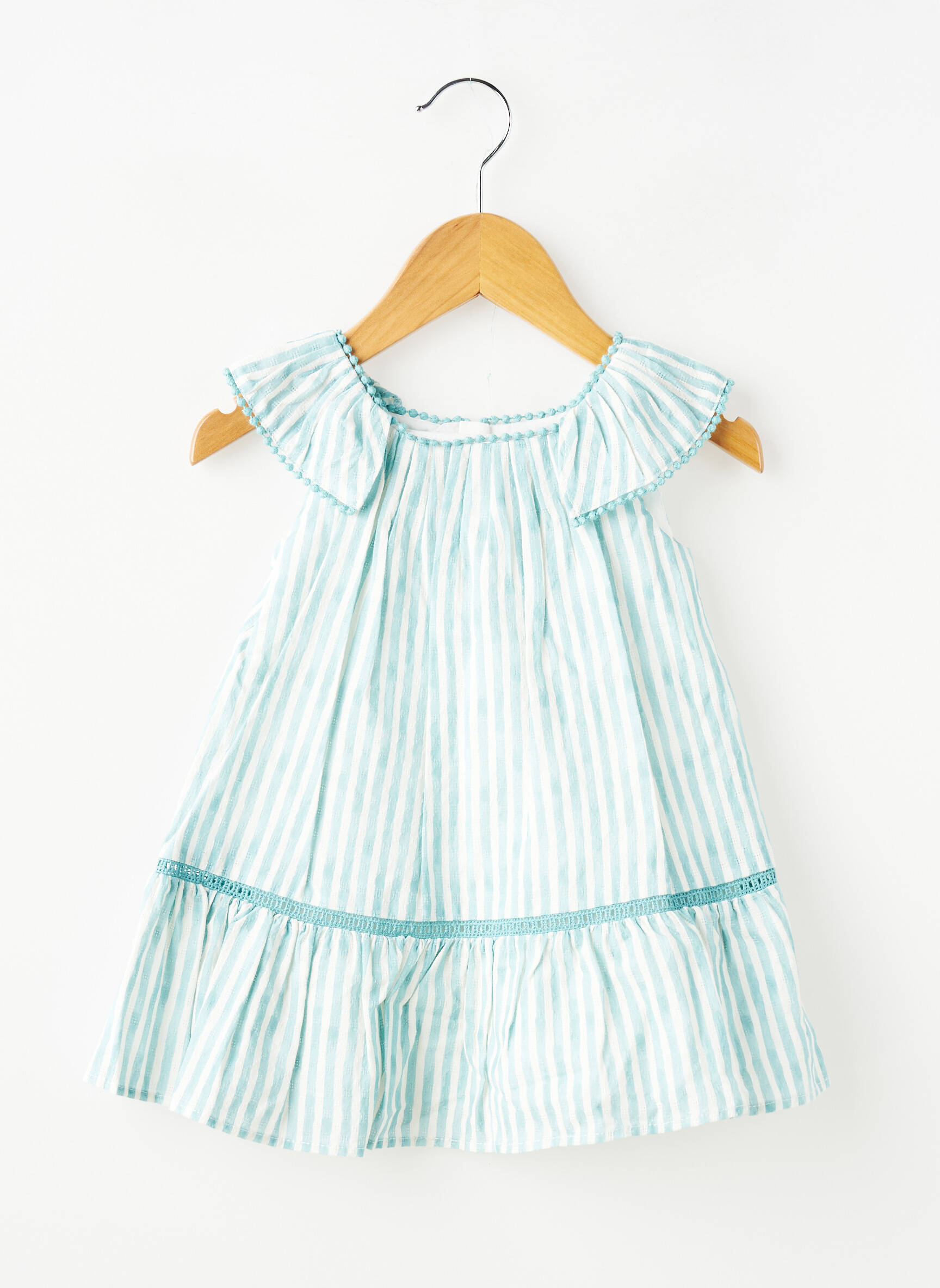 Robe mi-longue sans manche sans manche bleu MAYORAL fille
