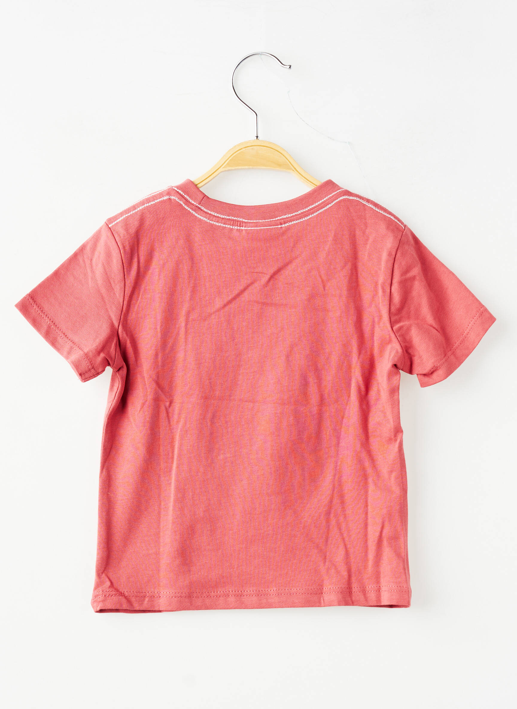 T-shirt coupe droite manches courtes rouge BOBOLI garçon