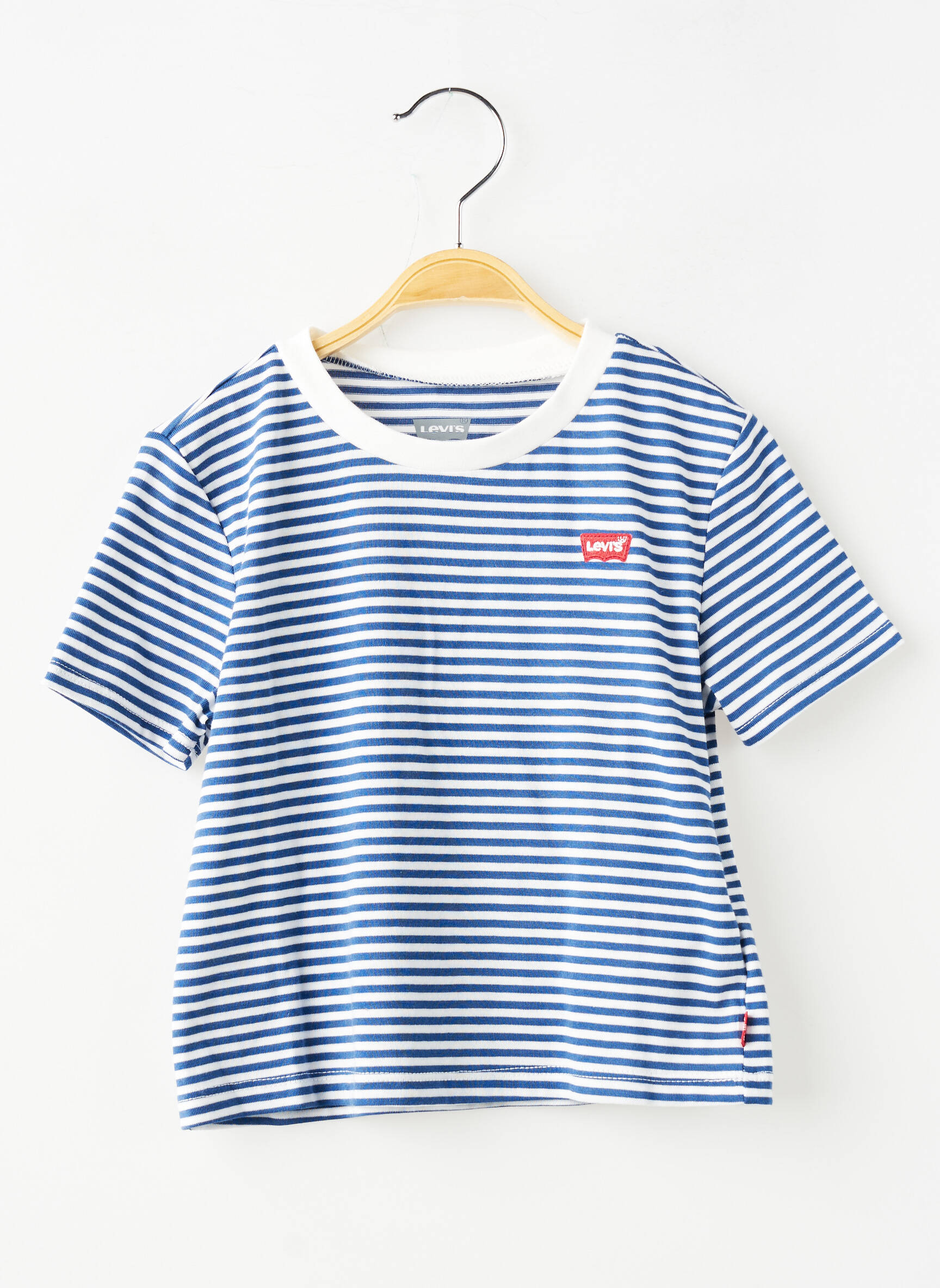 T-shirt coupe droite manches courtes bleu LEVI'S garçon