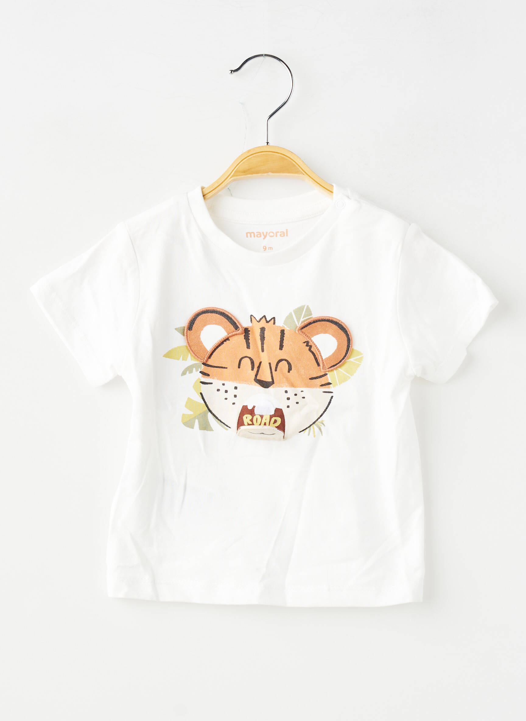 T-shirt coupe droite manches courtes blanc MAYORAL garçon