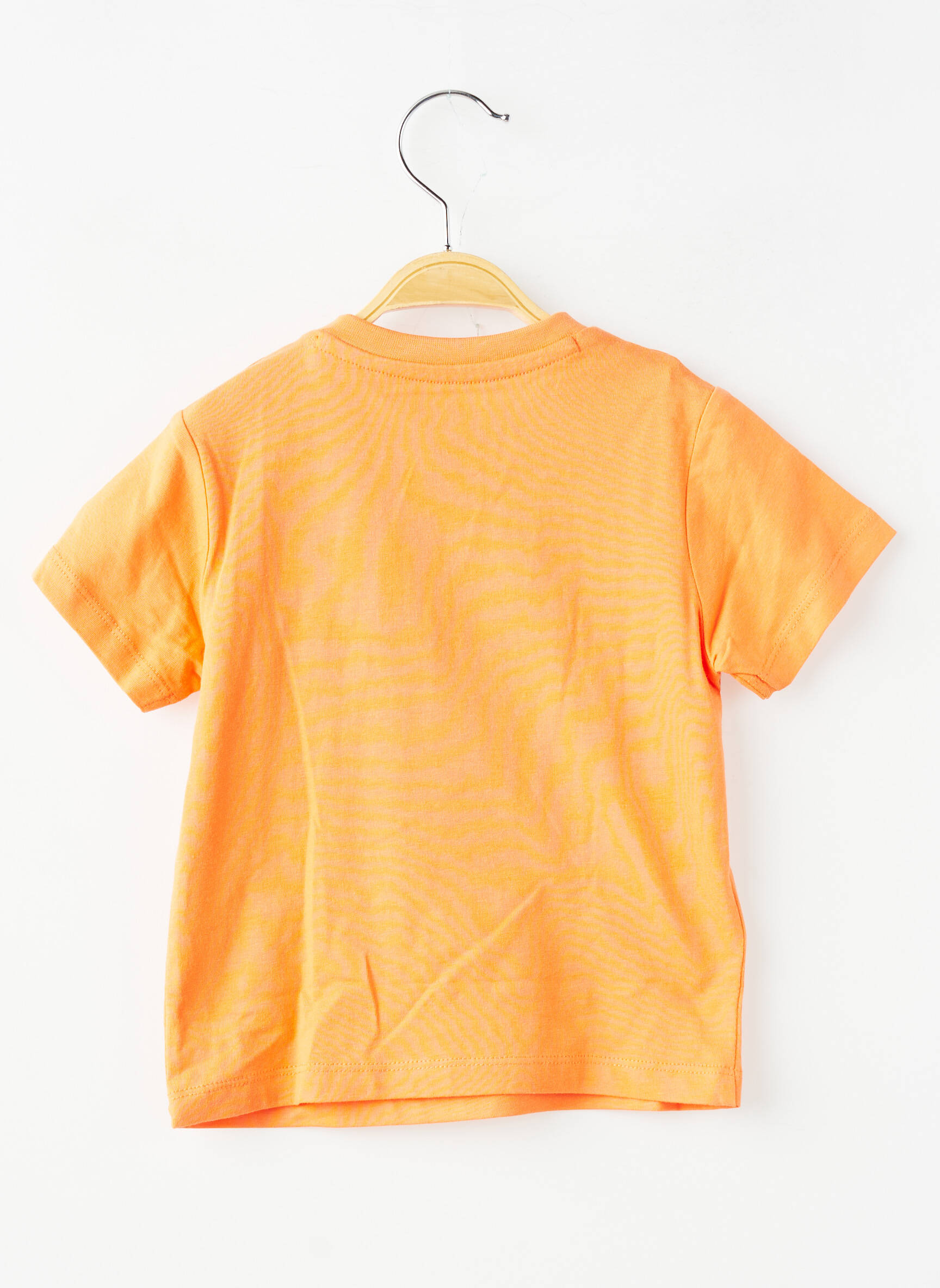 T-shirt fermeture boutonnée à l'épaule manches courtes orange MAYORAL fille