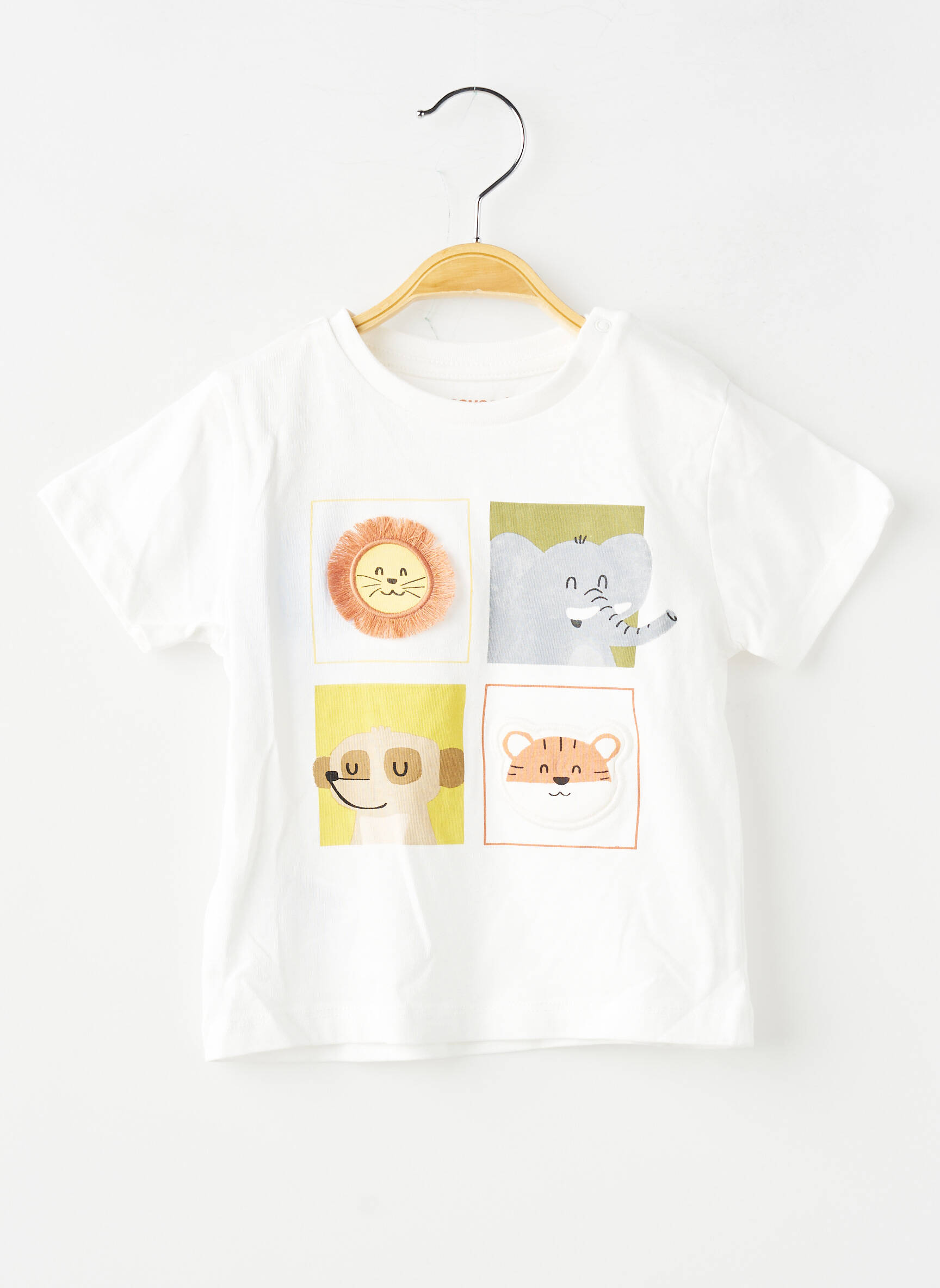 T-shirt coupe droite manches courtes blanc MAYORAL garçon