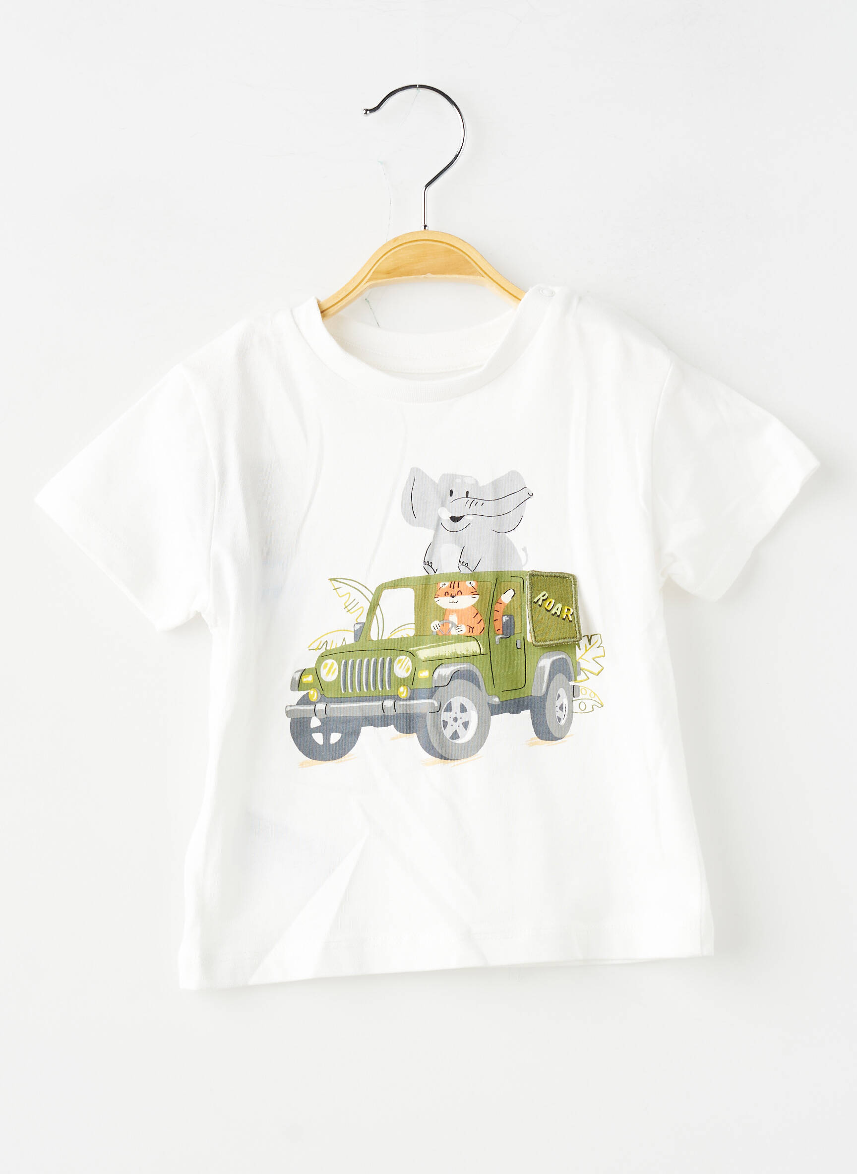 T-shirt coupe droite manches courtes blanc MAYORAL garçon