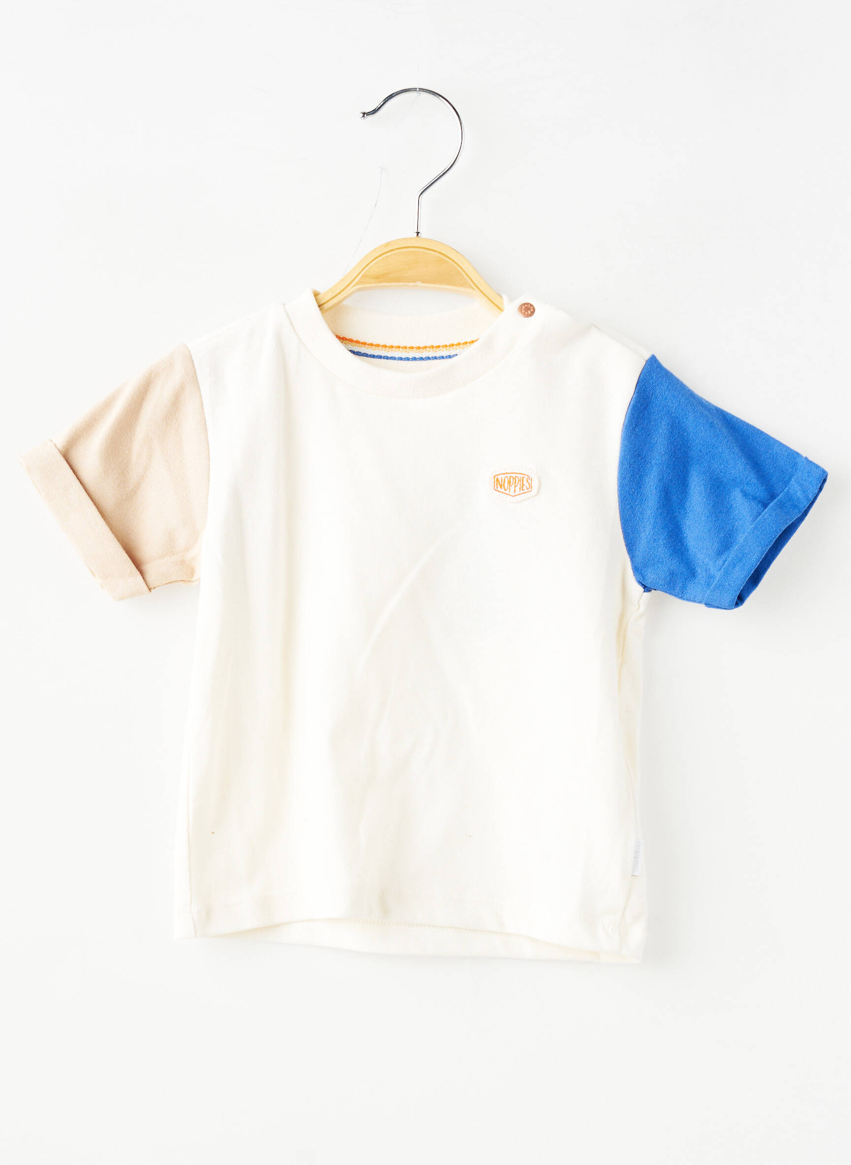 T-shirt coupe droite manches courtes beige NOPPIES garçon