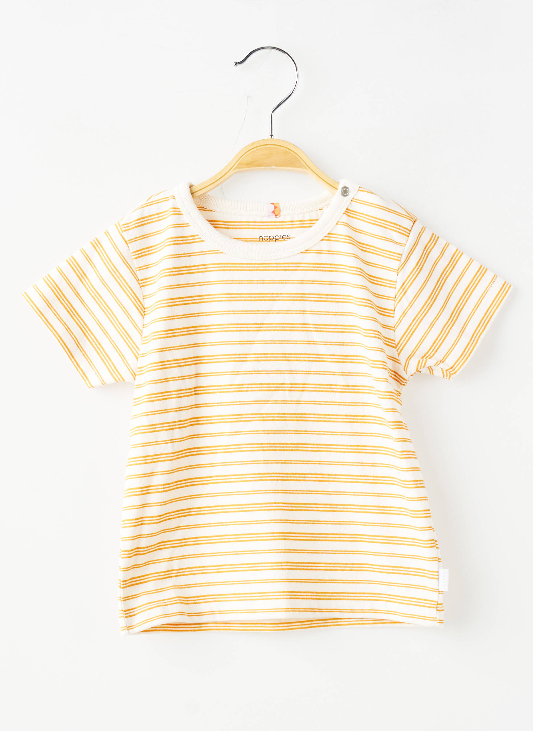 T-shirt coupe droite manches courtes jaune NOPPIES garçon