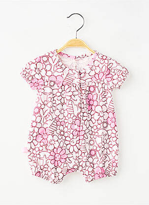 Combishort resserrée sur le bas manches courtes violet BOBOLI fille
