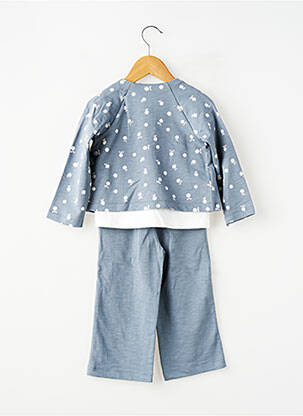Ensemble pantalon type de haut t-shirt gris MAYORAL fille