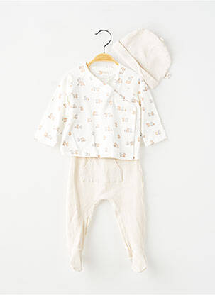 Ensemble pantalon coupe droite blanc MAYORAL enfant