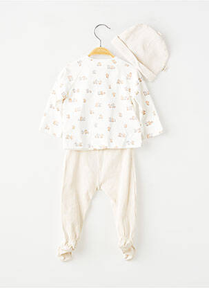 Ensemble pantalon coupe droite blanc MAYORAL enfant