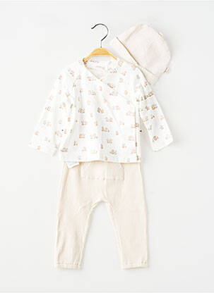 Ensemble pantalon coupe droite beige MAYORAL enfant