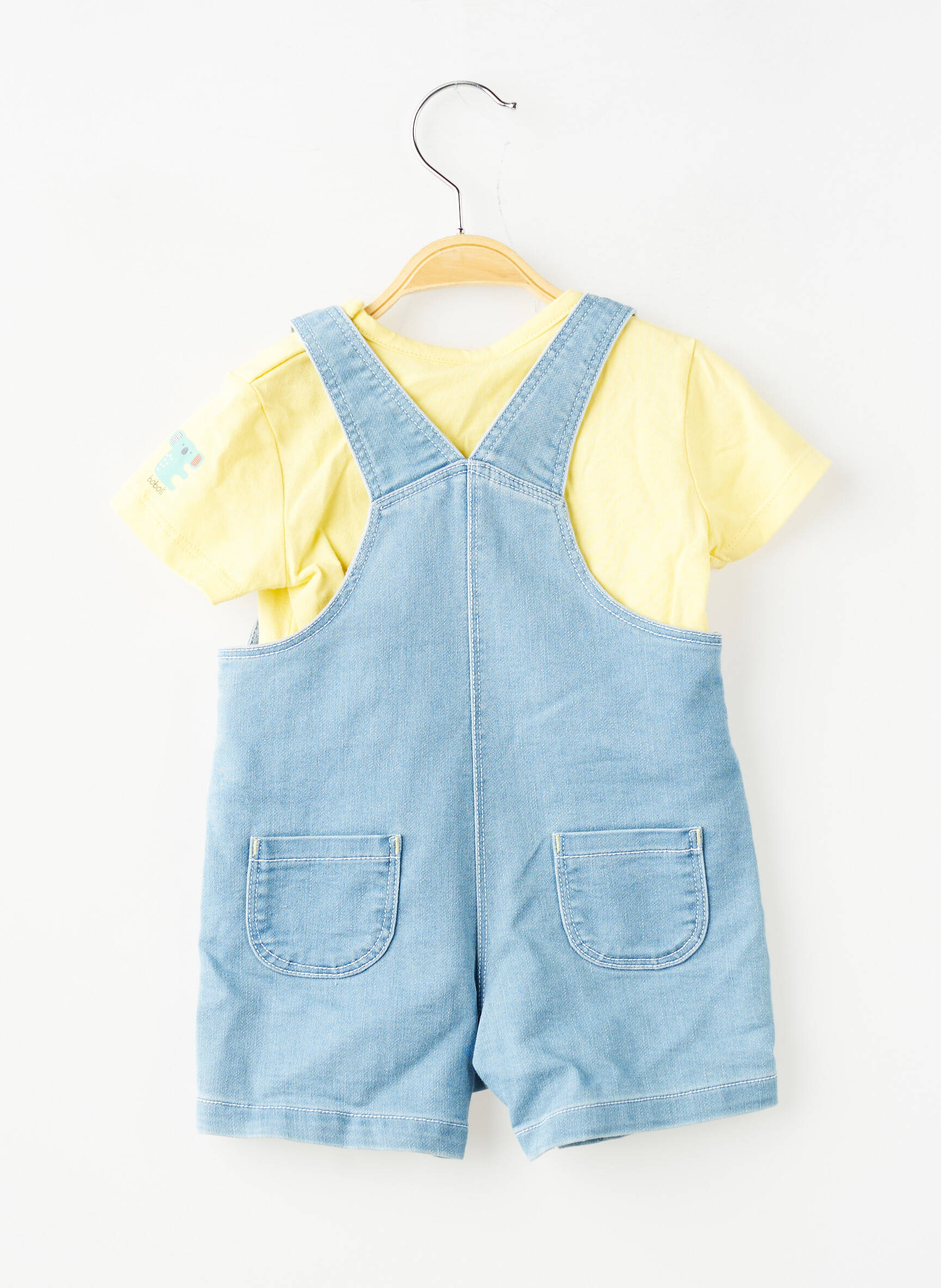 Ensemble pantalon coupe droite bleu BOBOLI garçon