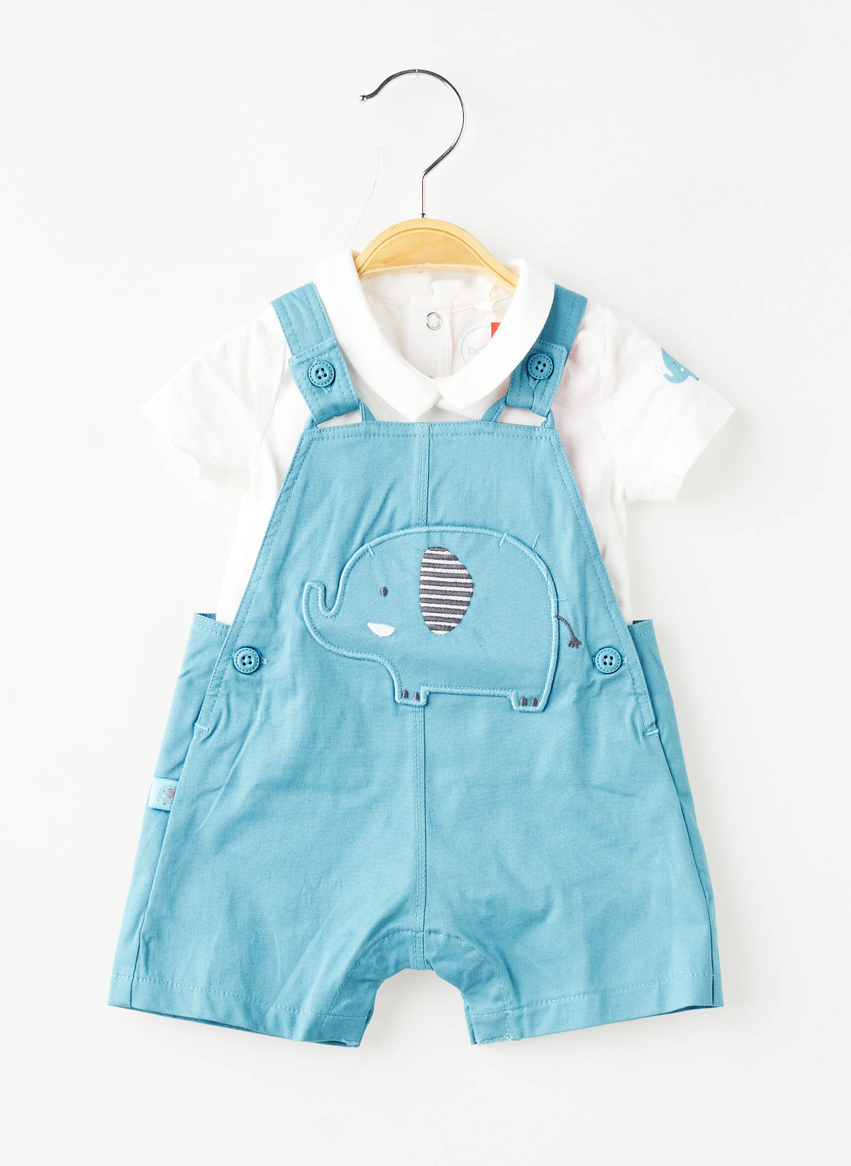Ensemble pantalon coupe droite bleu BOBOLI garçon