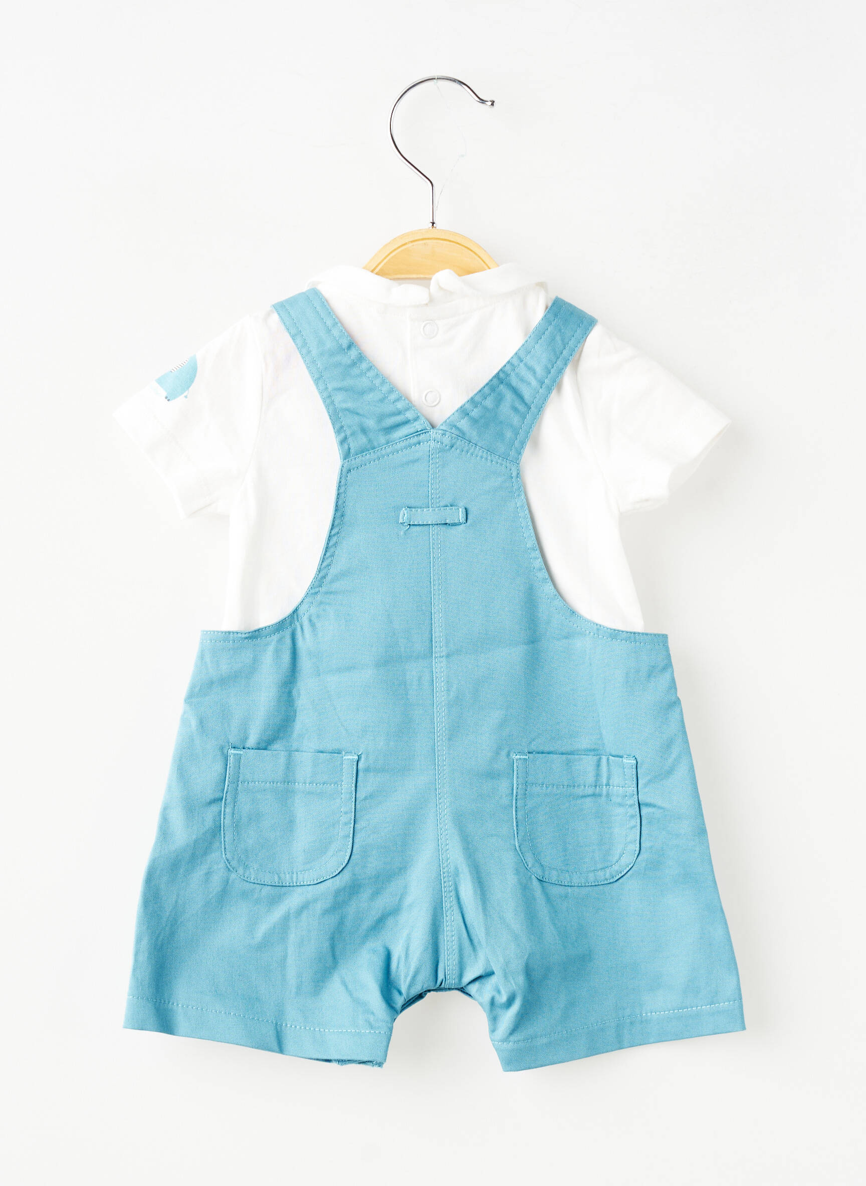 Ensemble pantalon coupe droite bleu BOBOLI garçon