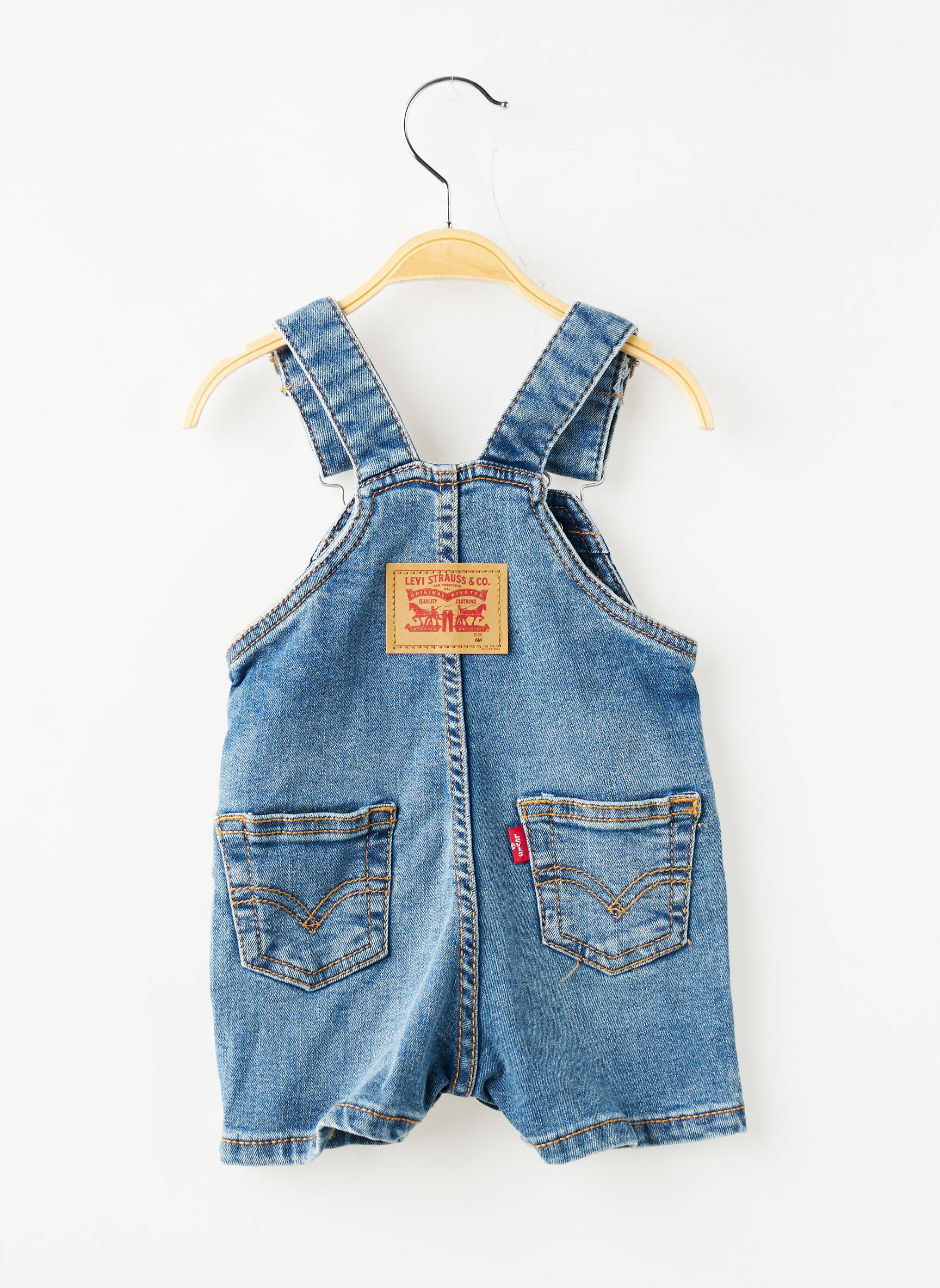 Salopette coupe droite fines bretelles bleu LEVI'S enfant