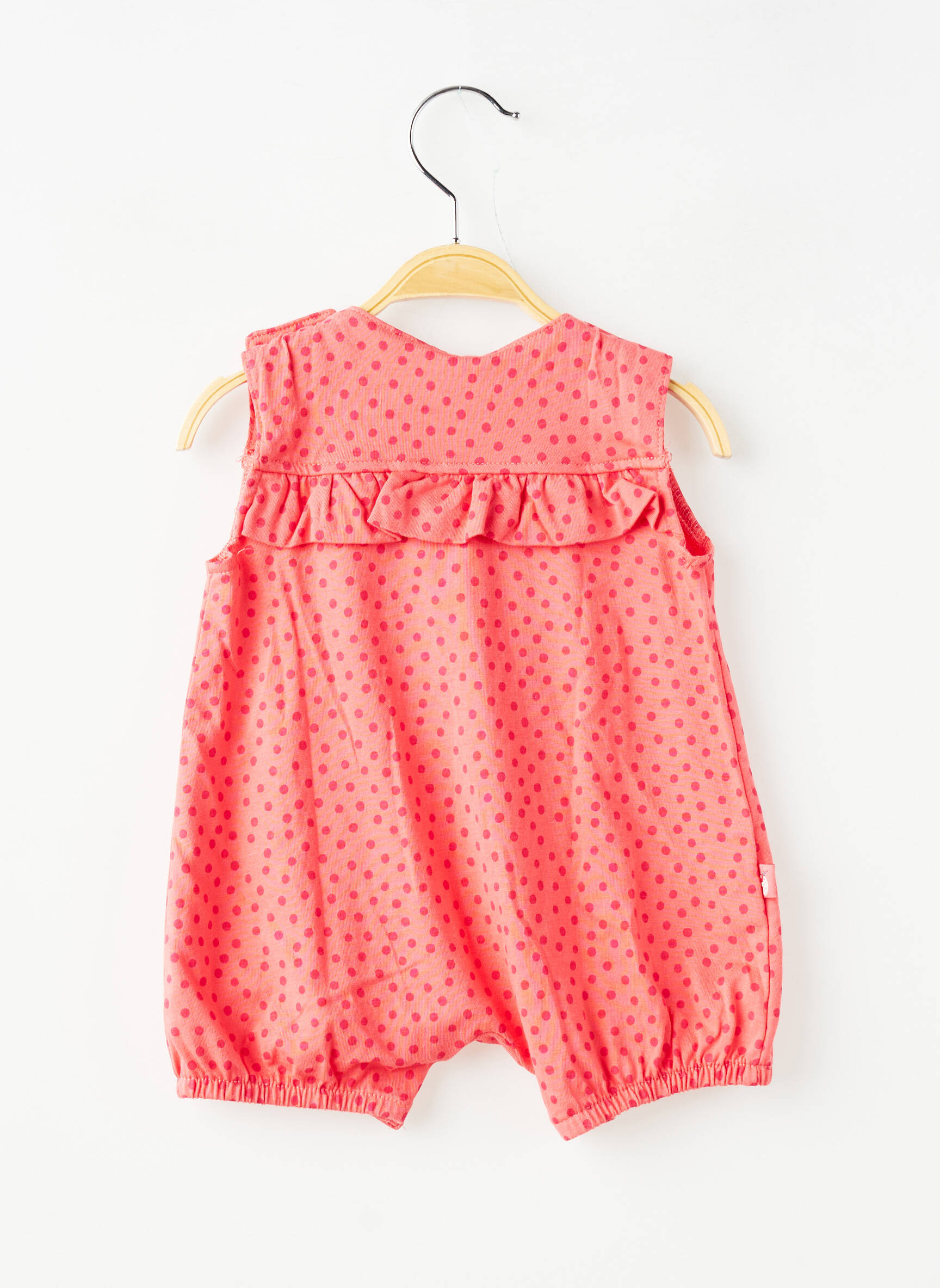 Combishort resserrée sur le bas sans manche rouge BOBOLI fille