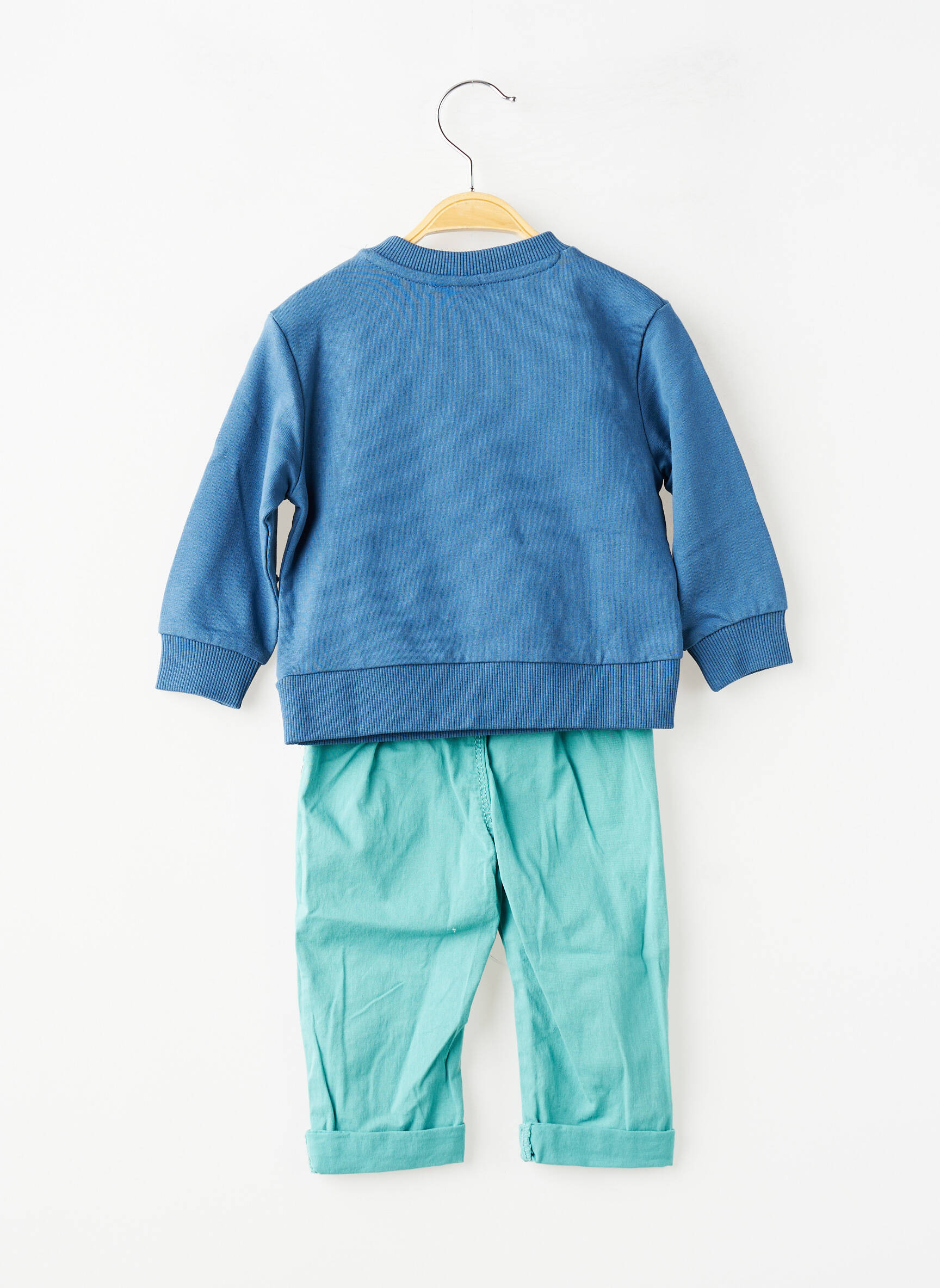 Ensemble pantalon poches bleu BOBOLI garçon