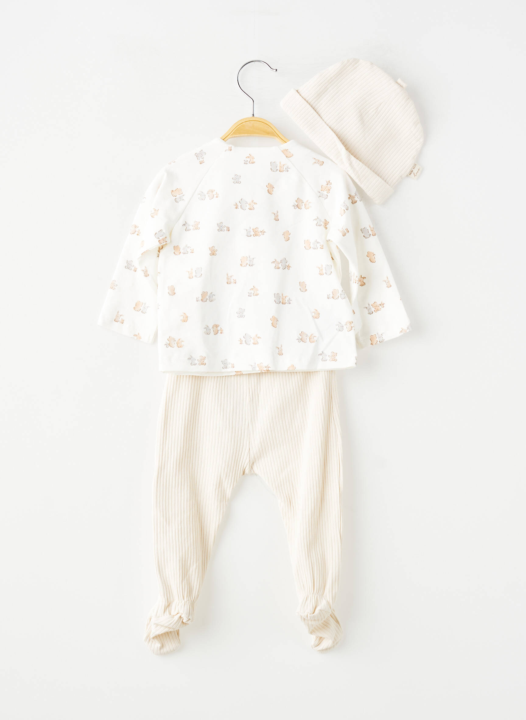 Ensemble pantalon coupe droite blanc MAYORAL enfant